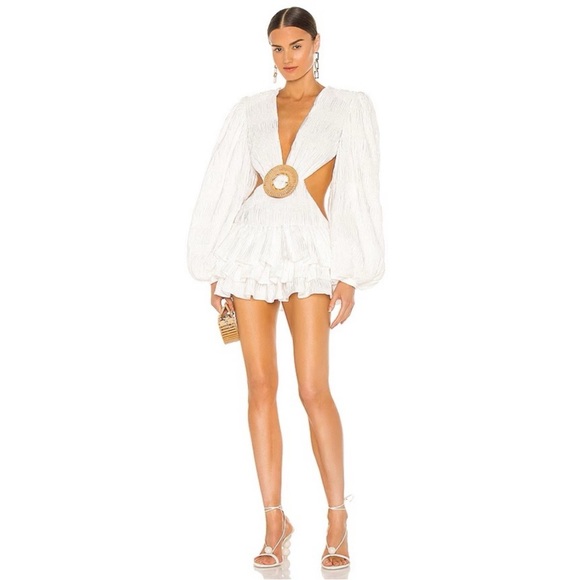 Bronx and Banco White Mini Dress - Picture 1 of 4